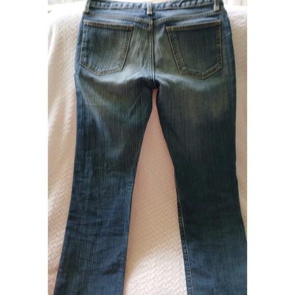 Gap Premium Curvy Straight Women's size 6/28L Dark Wash Blue Denim jeans - Picture 8 of 16